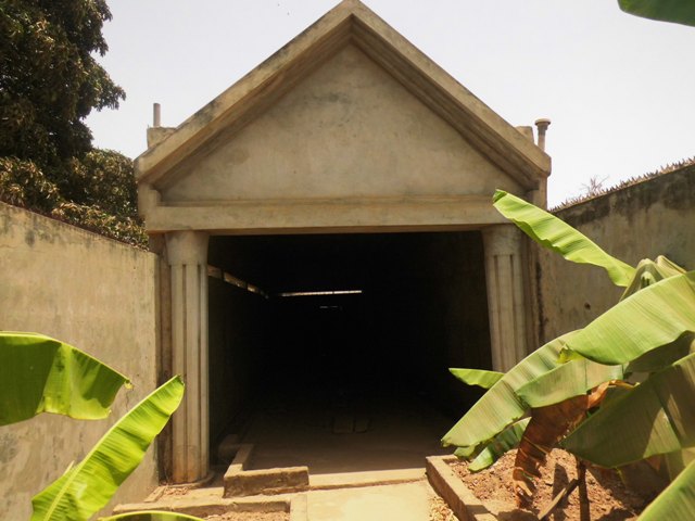 A massive unfinished 11 bedrooms storey building