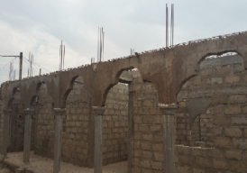 Unfinished 6 bedroom house at fagi kunda